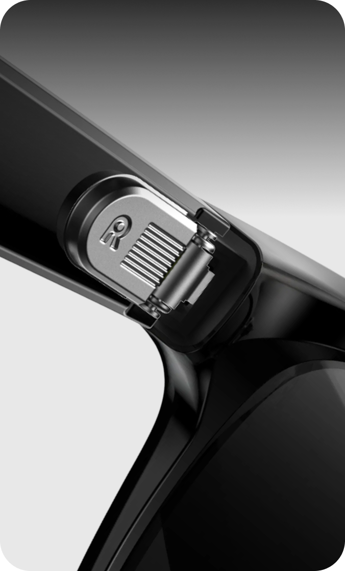 Rokid AI Style TR90 frame titanium hinge