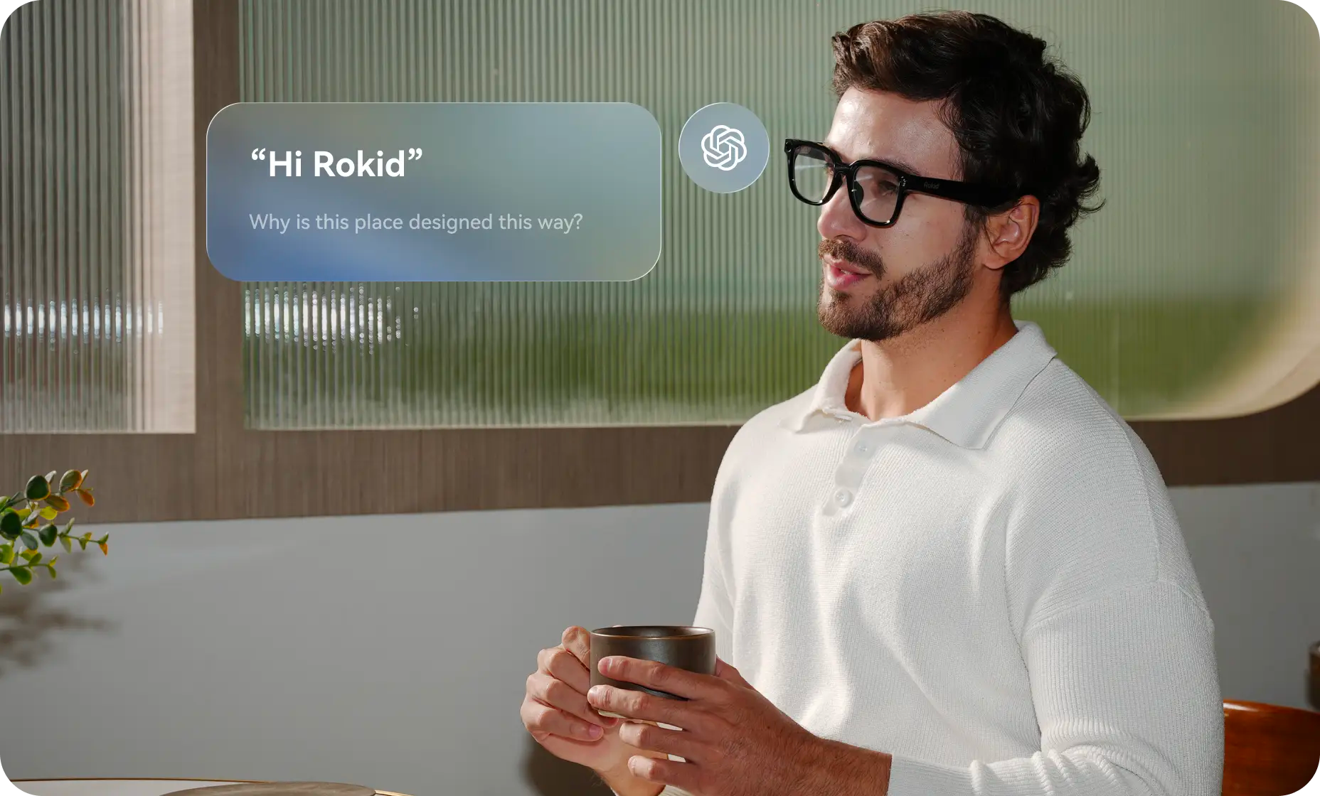 AI Assistant Rokid AI Style — ChatGPT 5 + Gemini